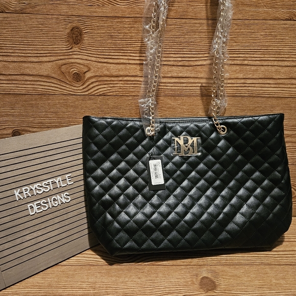 Badgley Mischka Handbags - Badgley Mischka Black Tote